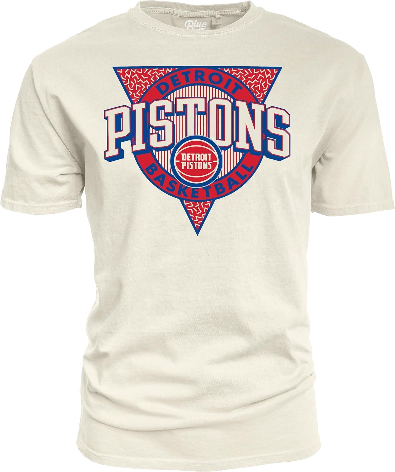 imageBlue 84 NBA UnisexAdult NBA Officially Licensed TShirt Ringspun Triblock IvoryIvory