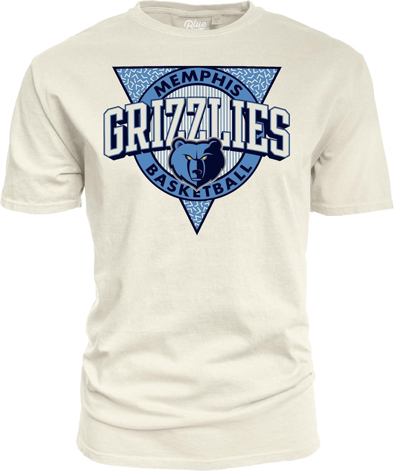 imageBlue 84 NBA UnisexAdult NBA Officially Licensed TShirt Ringspun Triblock IvoryIvory