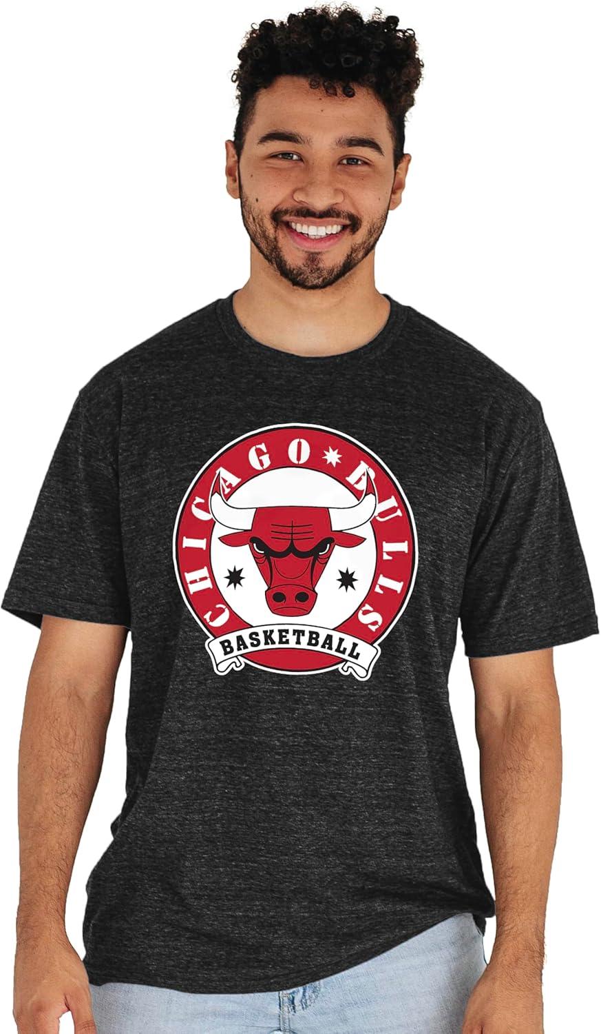 imageBlue 84 NBA UnisexAdult NBA Officially Licensed TriBlend TShirt BlackBlack