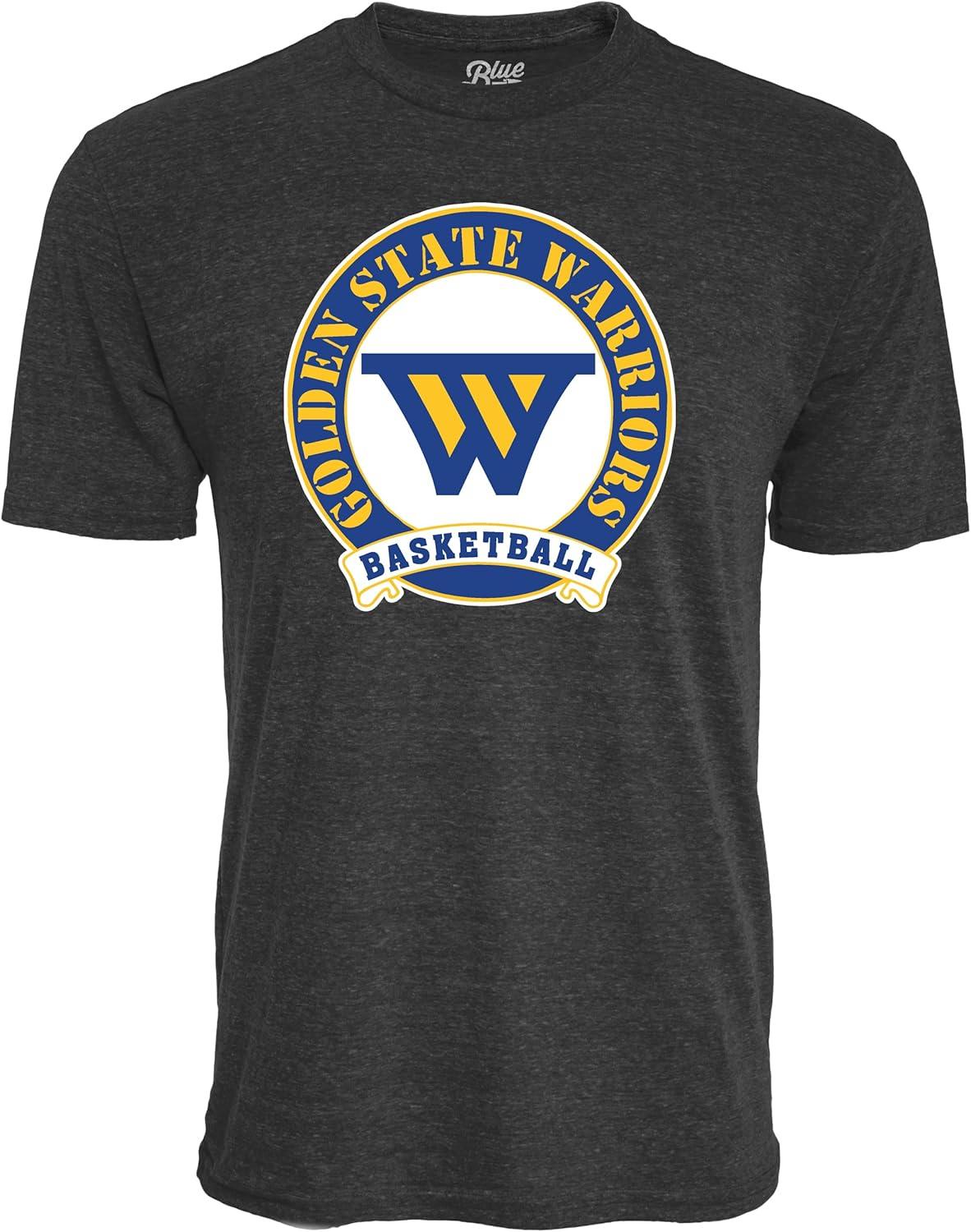 imageBlue 84 NBA UnisexAdult NBA Officially Licensed TriBlend TShirt BlackBlack