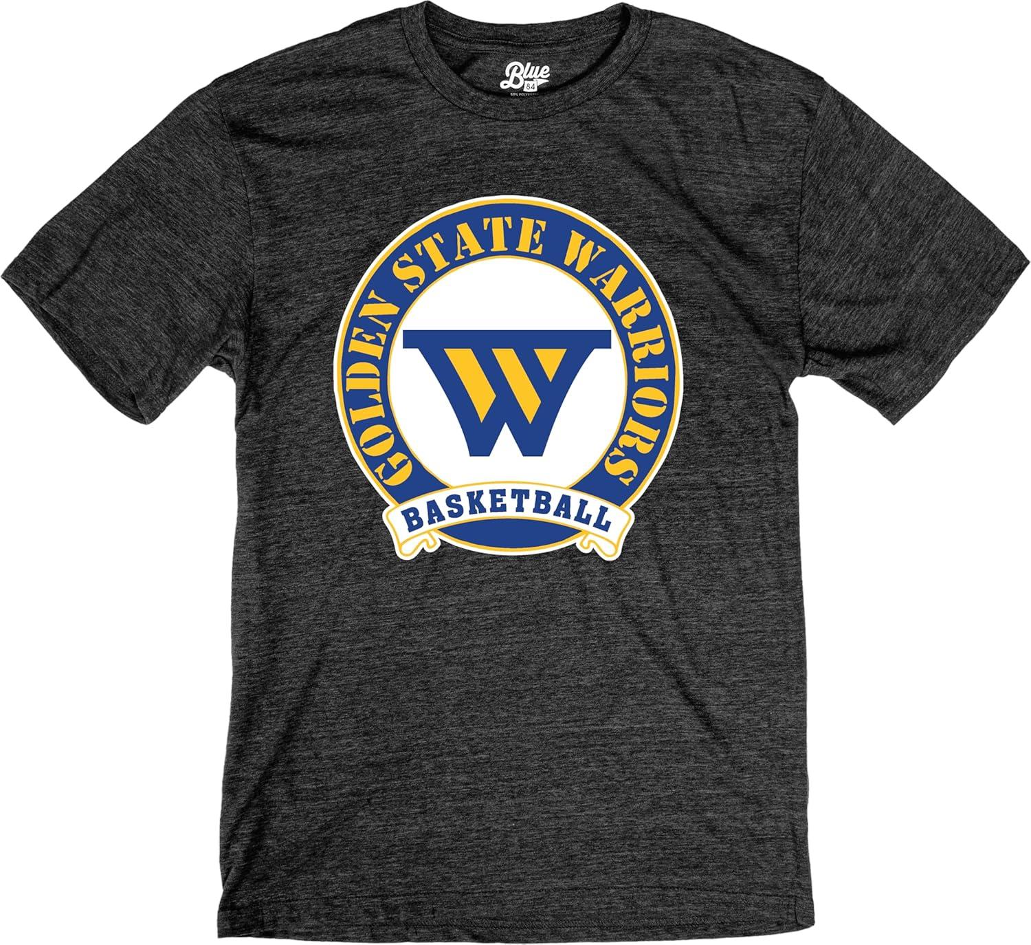 imageBlue 84 NBA UnisexAdult NBA Officially Licensed TriBlend TShirt BlackBlack