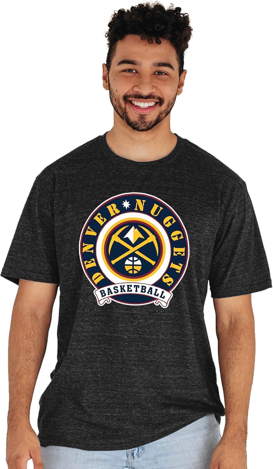 imageBlue 84 NBA UnisexAdult NBA Officially Licensed TriBlend TShirt BlackBlack