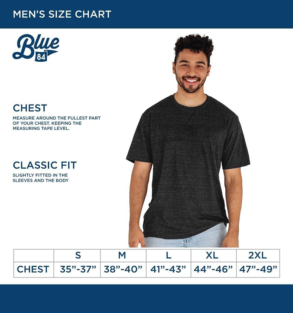 imageBlue 84 NBA UnisexAdult NBA Officially Licensed TriBlend TShirt BlackBlack