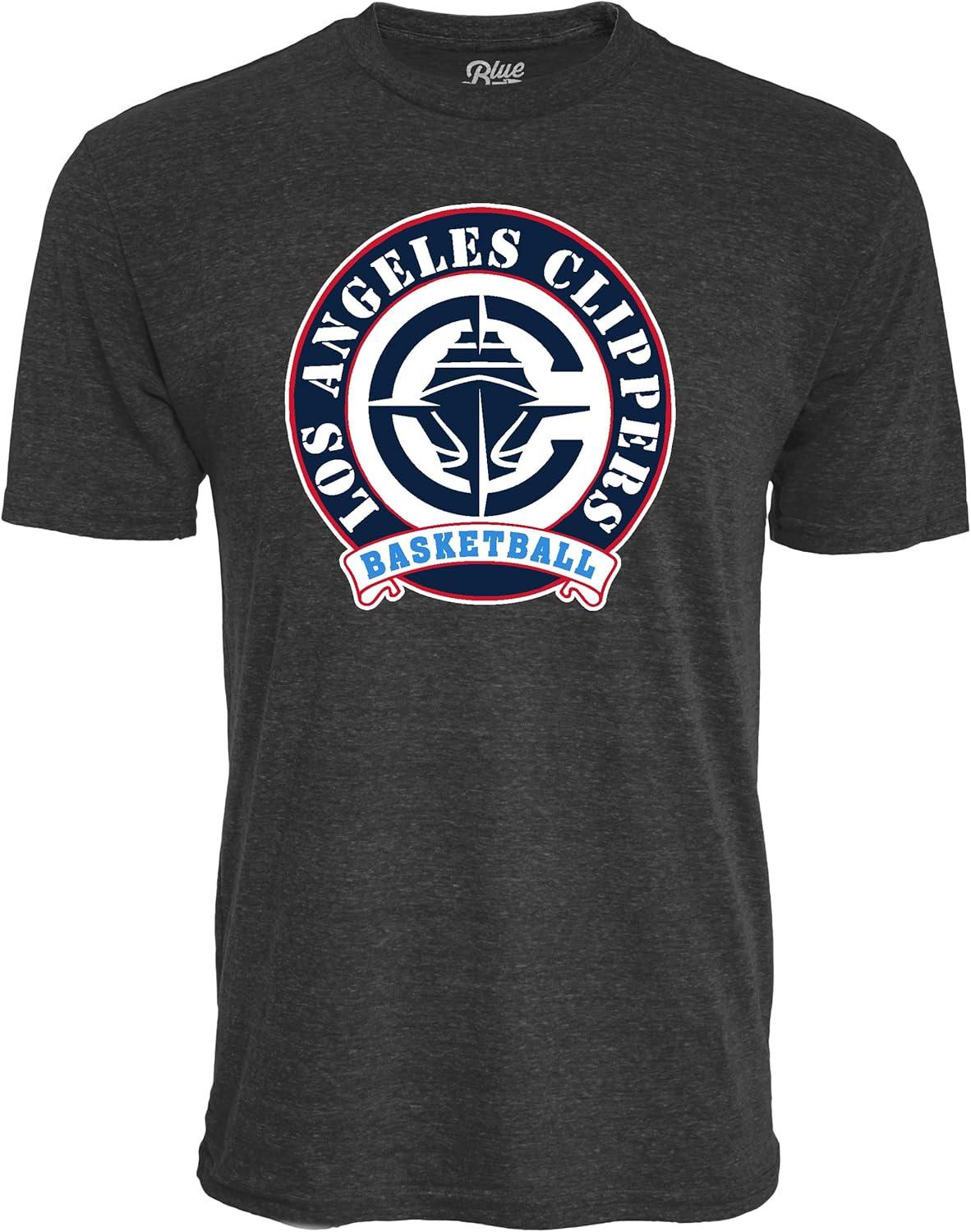 imageBlue 84 NBA UnisexAdult NBA Officially Licensed TriBlend TShirt BlackBlack