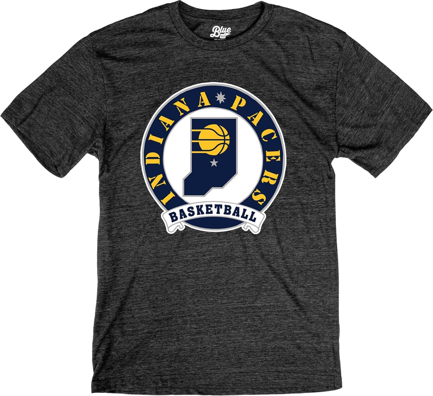 imageBlue 84 NBA UnisexAdult NBA Officially Licensed TriBlend TShirt BlackBlack