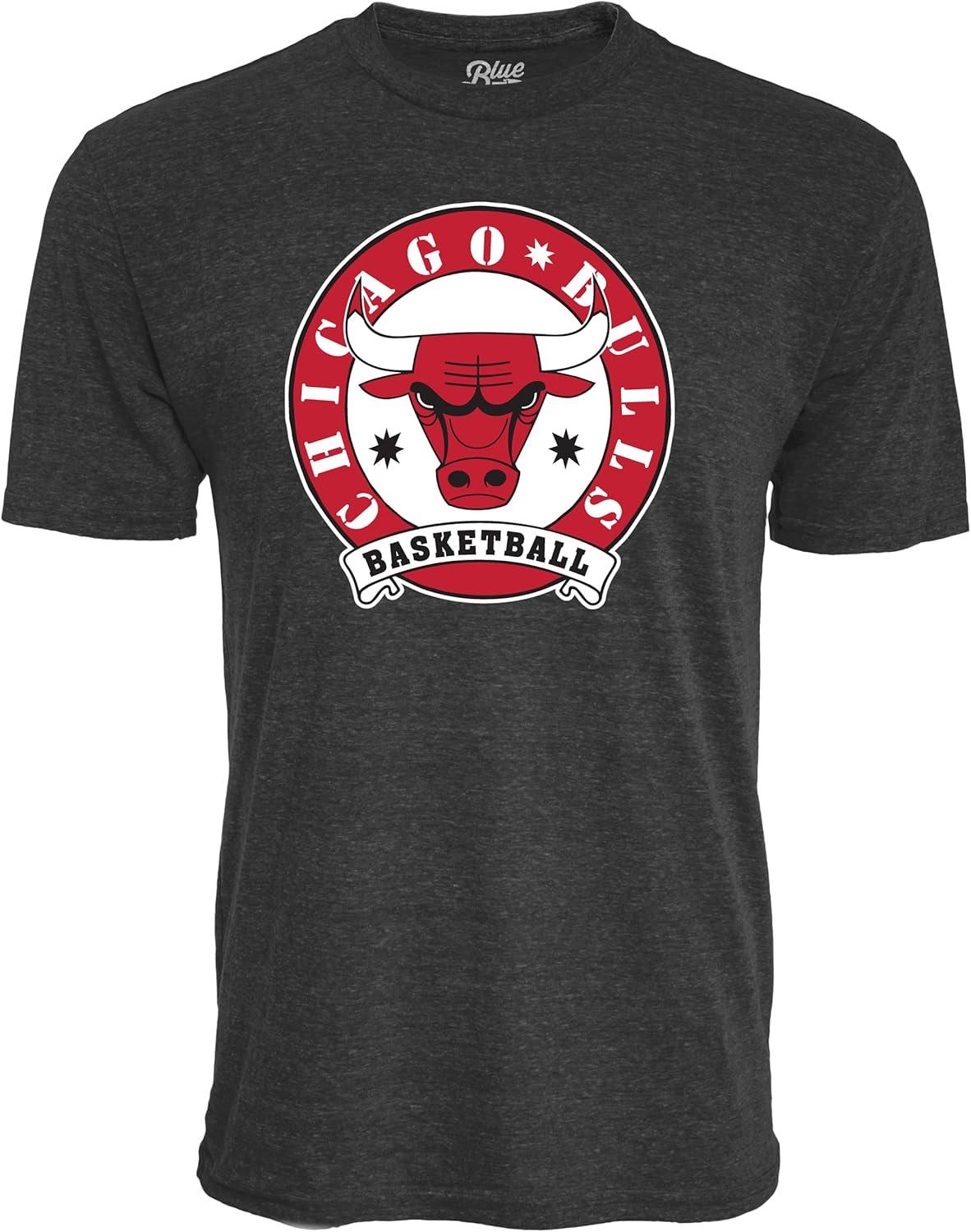 imageBlue 84 NBA UnisexAdult NBA Officially Licensed TriBlend TShirt BlackBlack