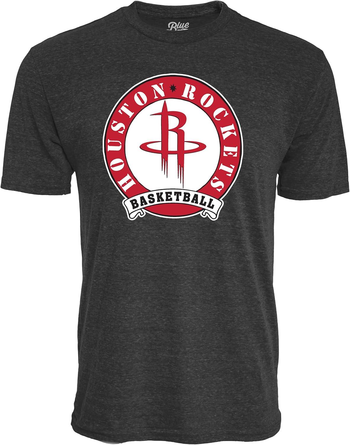 imageBlue 84 NBA UnisexAdult NBA Officially Licensed TriBlend TShirt BlackBlack