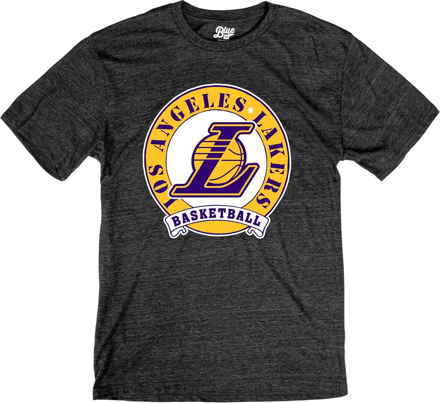 imageBlue 84 NBA UnisexAdult NBA Officially Licensed TriBlend TShirt BlackBlack