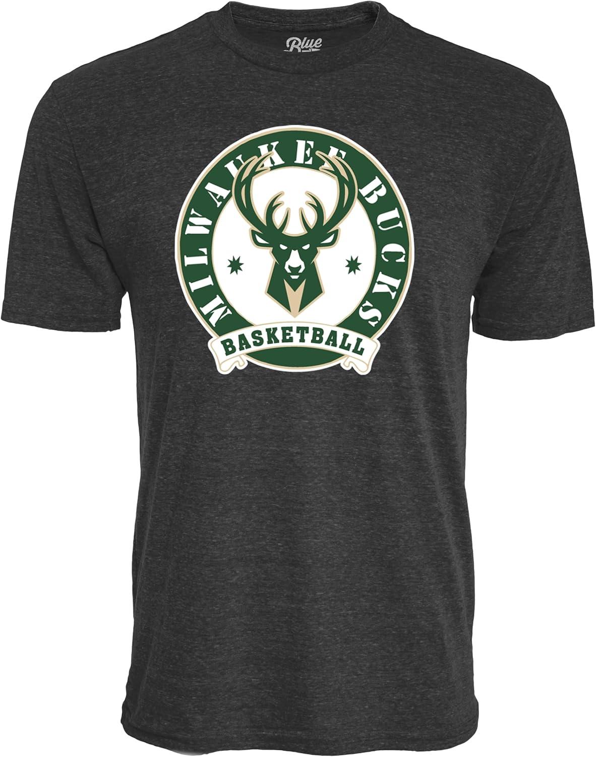 imageBlue 84 NBA UnisexAdult NBA Officially Licensed TriBlend TShirt BlackBlack