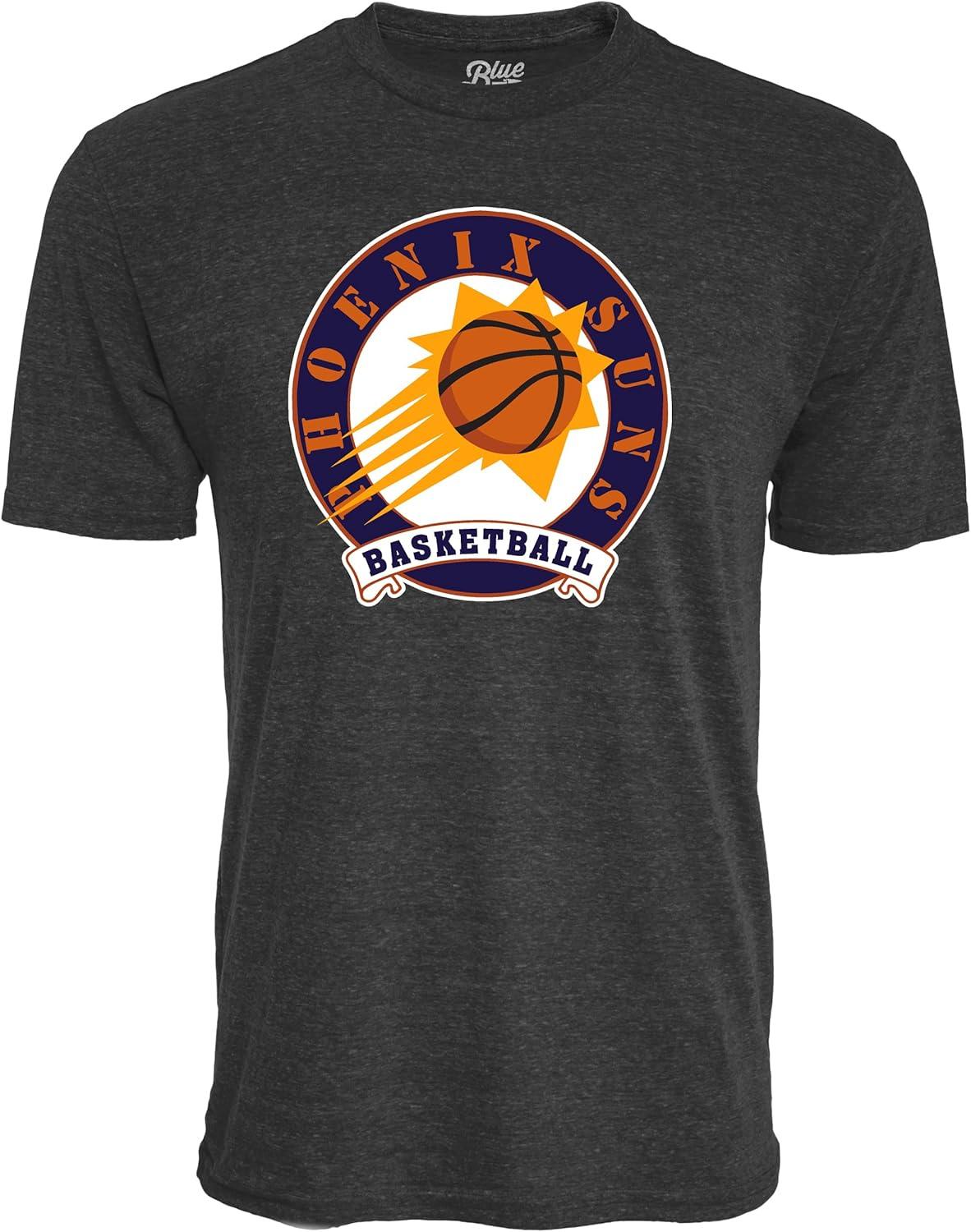 imageBlue 84 NBA UnisexAdult NBA Officially Licensed TriBlend TShirt BlackBlack