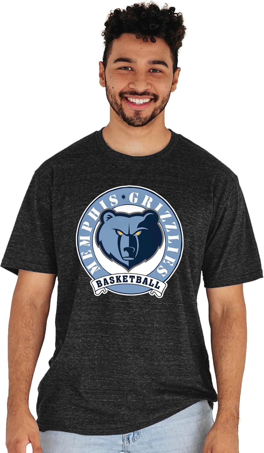 imageBlue 84 NBA UnisexAdult NBA Officially Licensed TriBlend TShirt BlackBlack