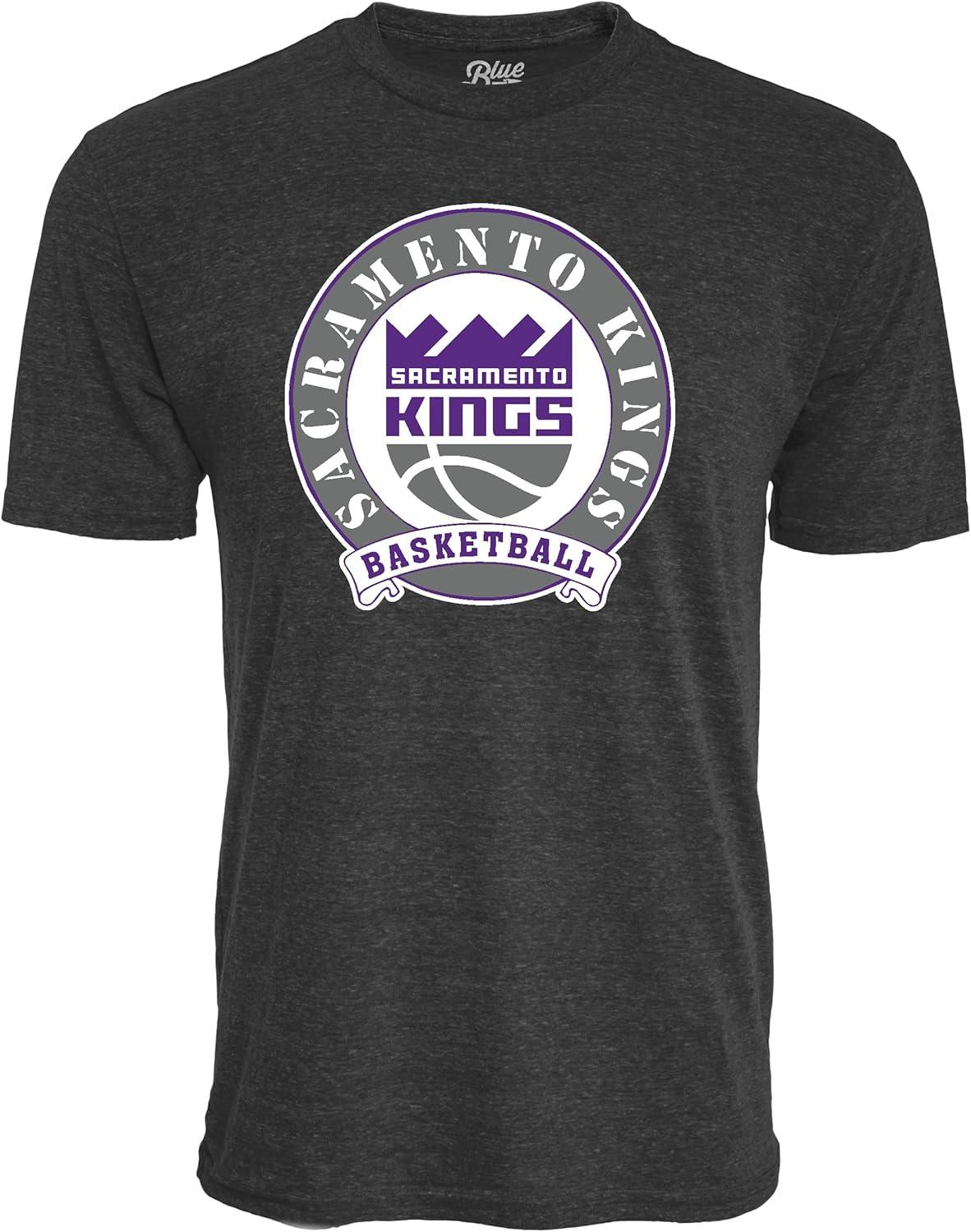 imageBlue 84 NBA UnisexAdult NBA Officially Licensed TriBlend TShirt BlackBlack