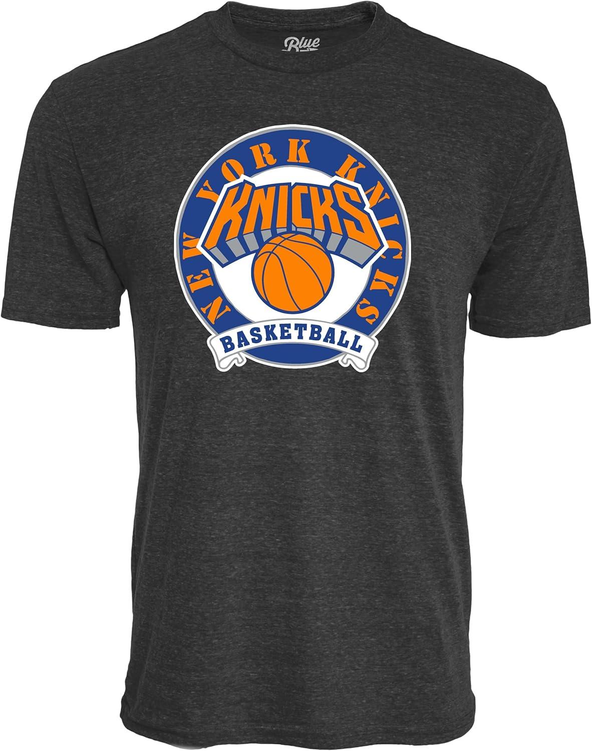 imageBlue 84 NBA UnisexAdult NBA Officially Licensed TriBlend TShirt BlackBlack