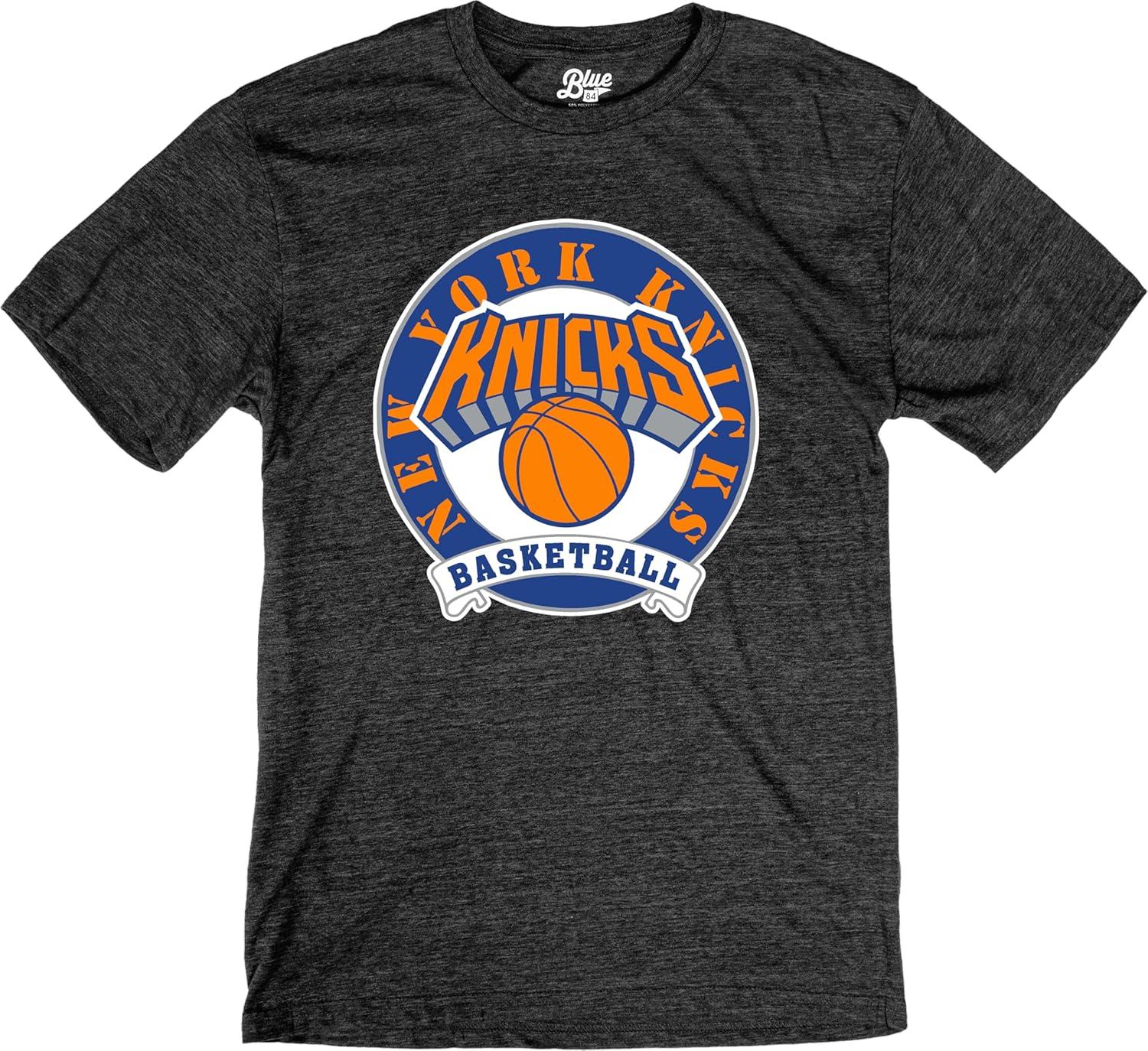 imageBlue 84 NBA UnisexAdult NBA Officially Licensed TriBlend TShirt BlackBlack