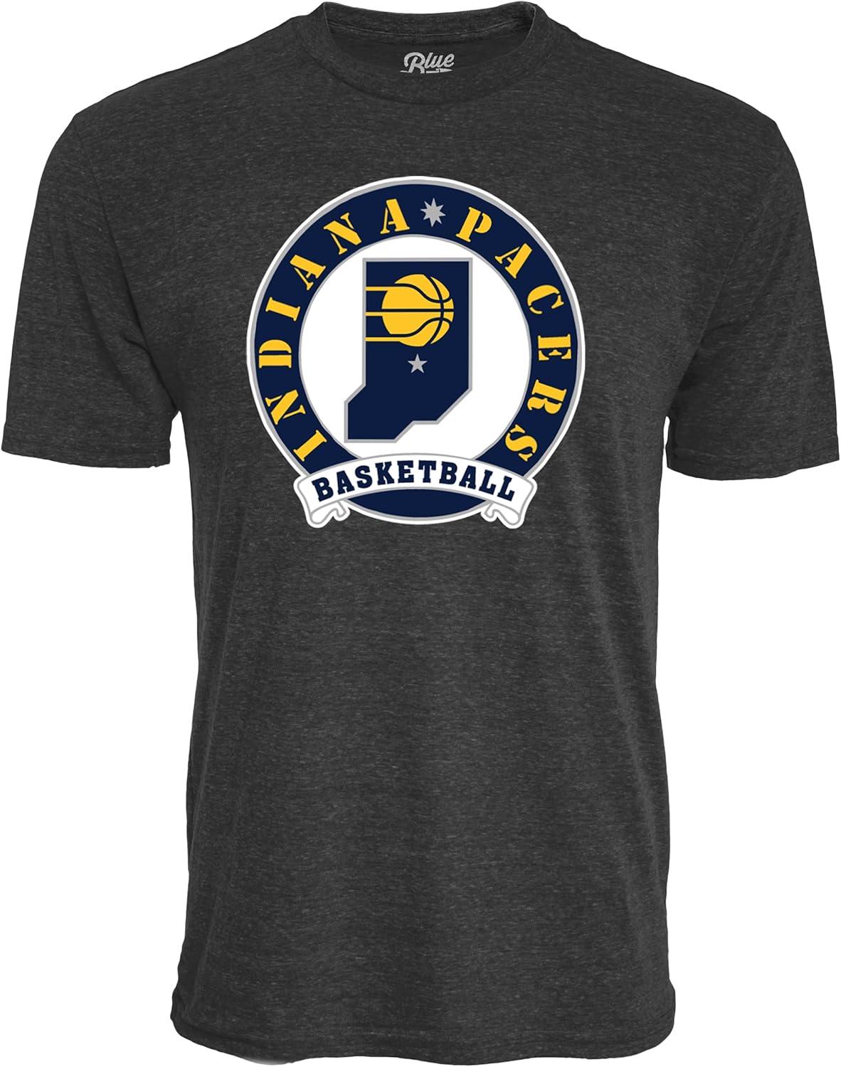 imageBlue 84 NBA UnisexAdult NBA Officially Licensed TriBlend TShirt BlackBlack