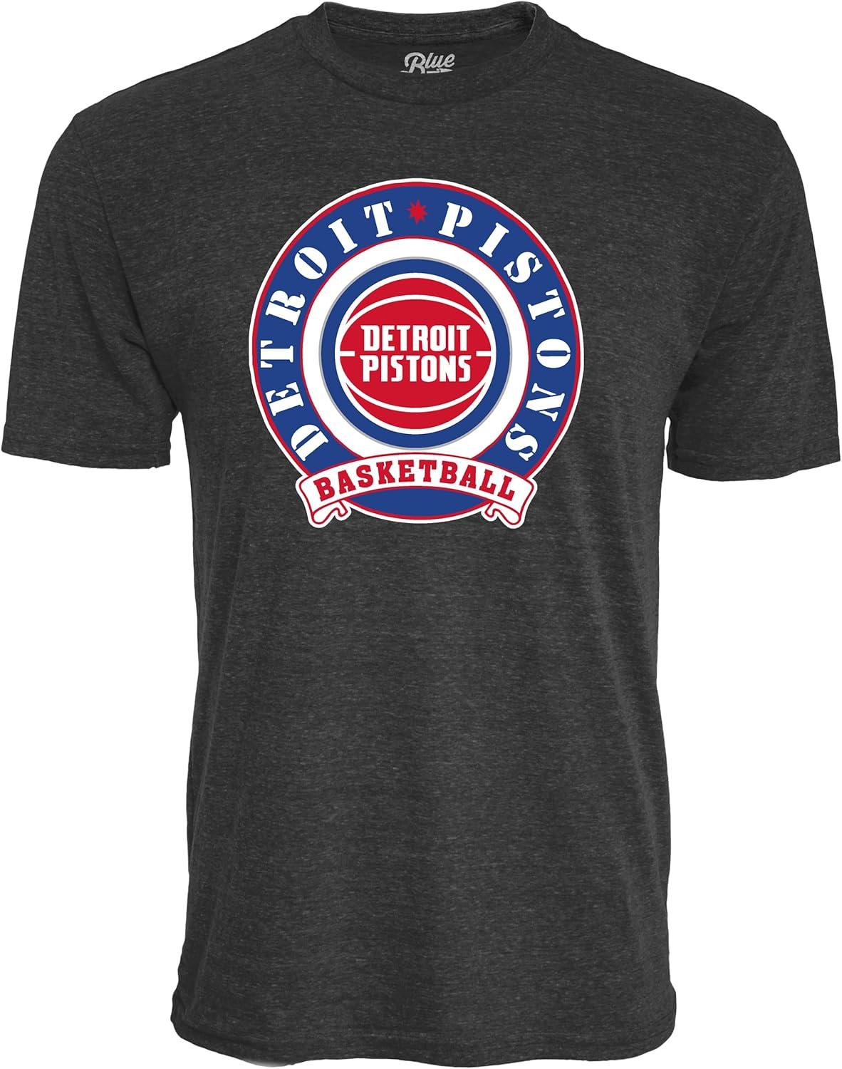 imageBlue 84 NBA UnisexAdult NBA Officially Licensed TriBlend TShirt BlackBlack