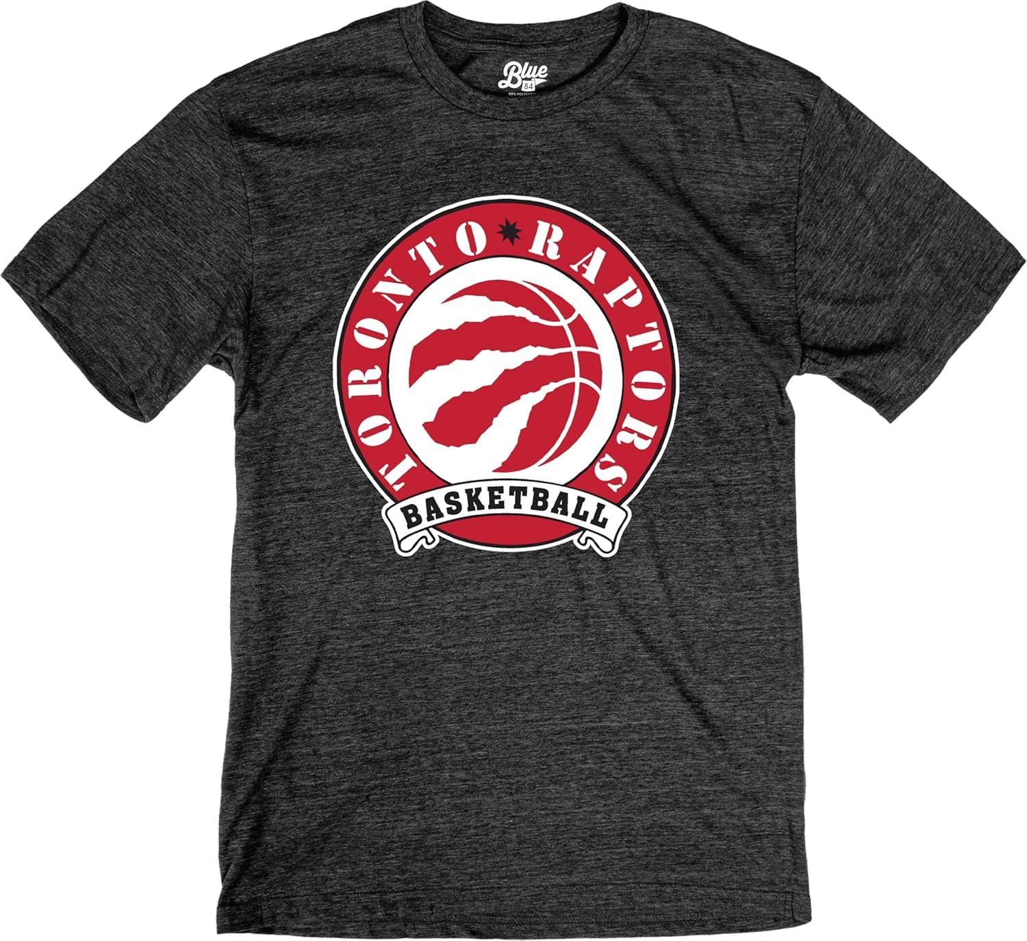 imageBlue 84 NBA UnisexAdult NBA Officially Licensed TriBlend TShirt BlackBlack