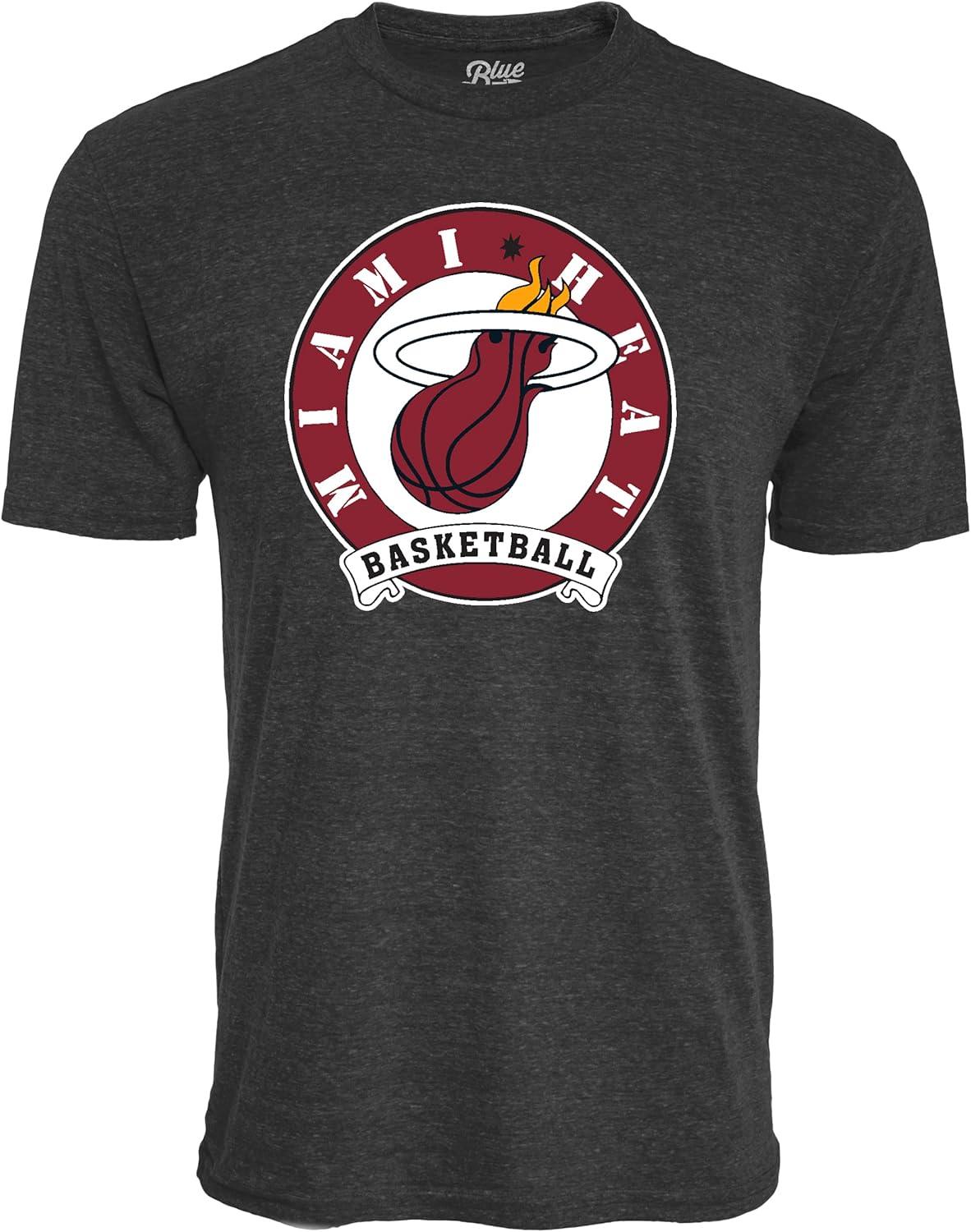 imageBlue 84 NBA UnisexAdult NBA Officially Licensed TriBlend TShirt BlackBlack