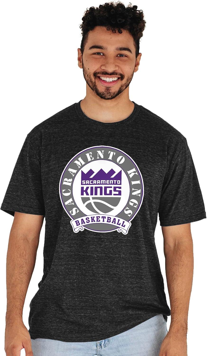 imageBlue 84 NBA UnisexAdult NBA Officially Licensed TriBlend TShirt BlackBlack