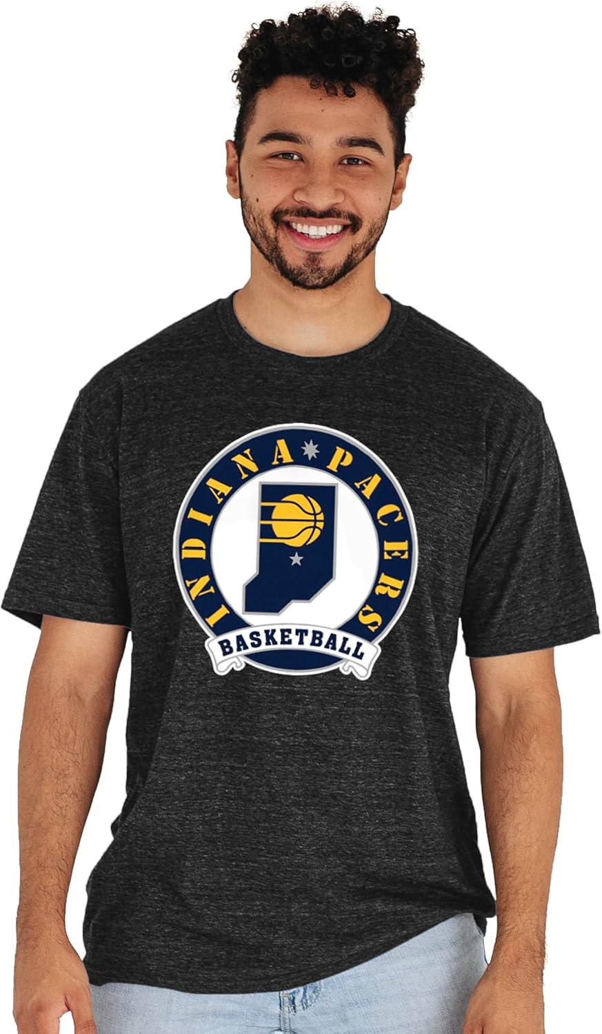 imageBlue 84 NBA UnisexAdult NBA Officially Licensed TriBlend TShirt BlackBlack