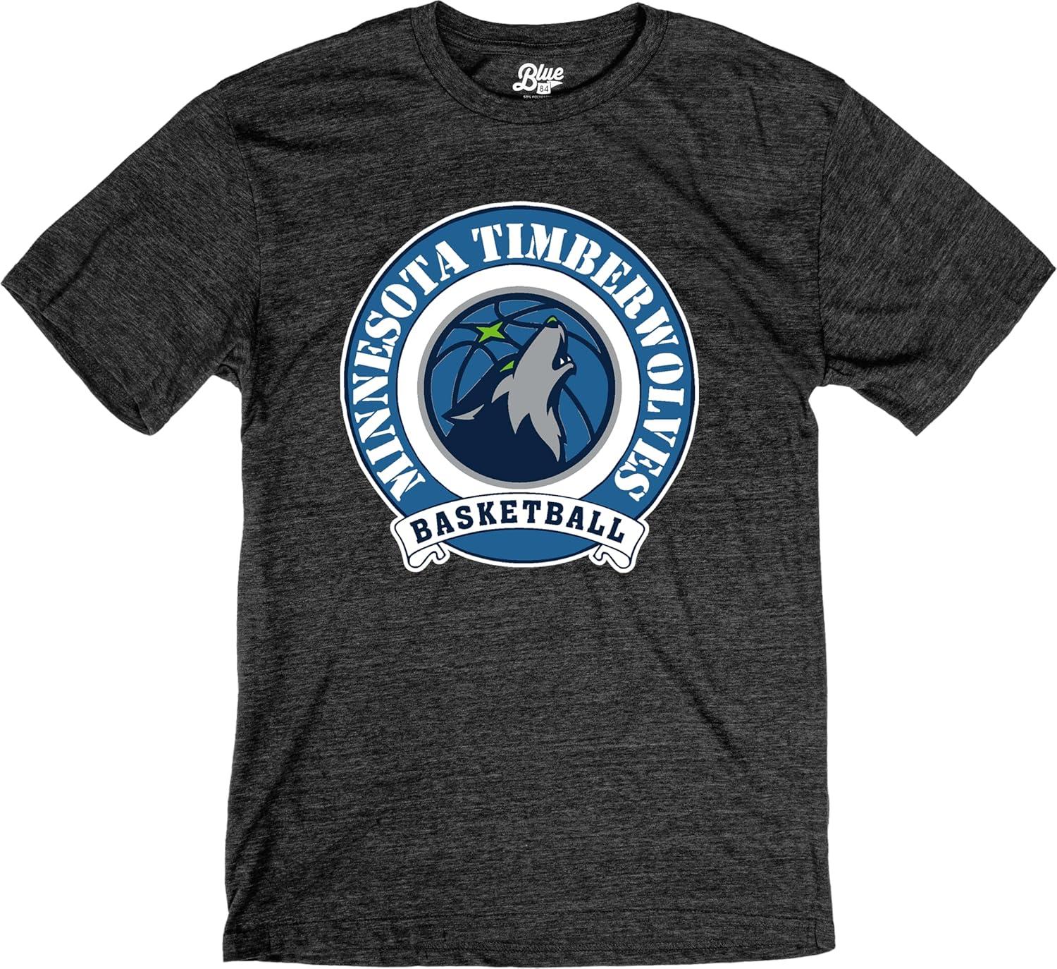 imageBlue 84 NBA UnisexAdult NBA Officially Licensed TriBlend TShirt BlackBlack