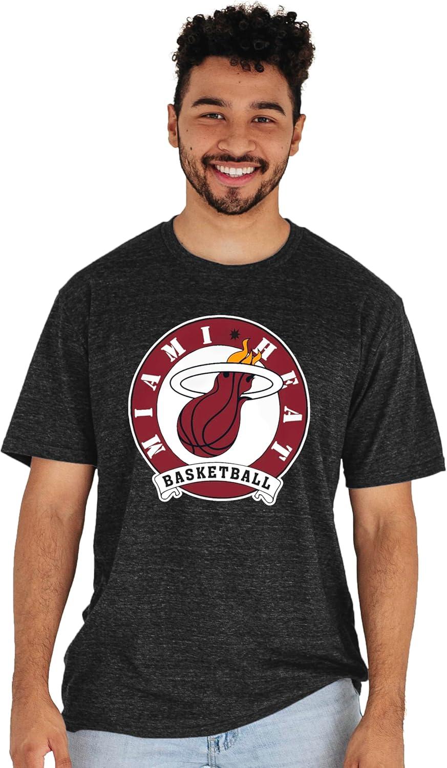 imageBlue 84 NBA UnisexAdult NBA Officially Licensed TriBlend TShirt BlackBlack