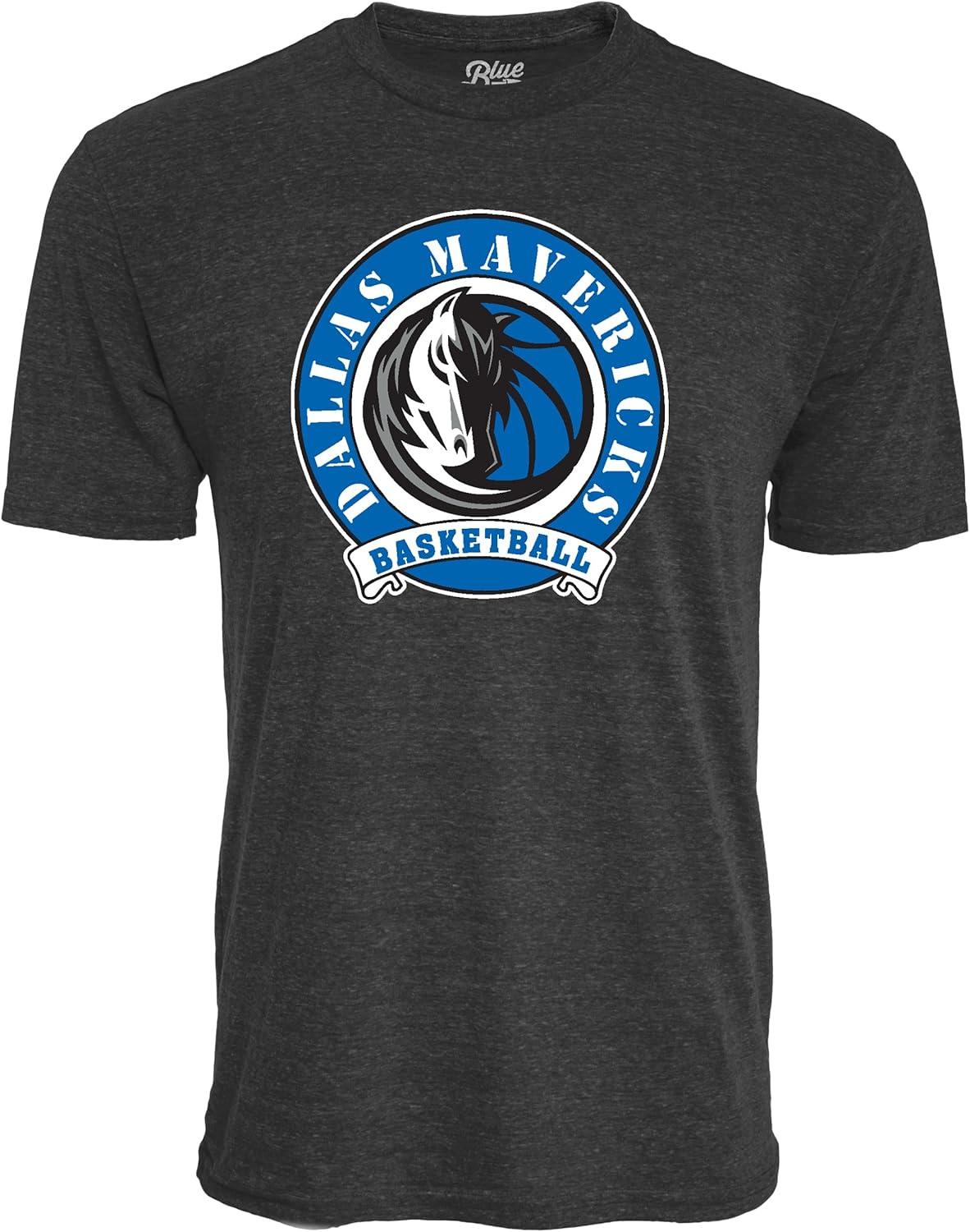 imageBlue 84 NBA UnisexAdult NBA Officially Licensed TriBlend TShirt BlackBlack