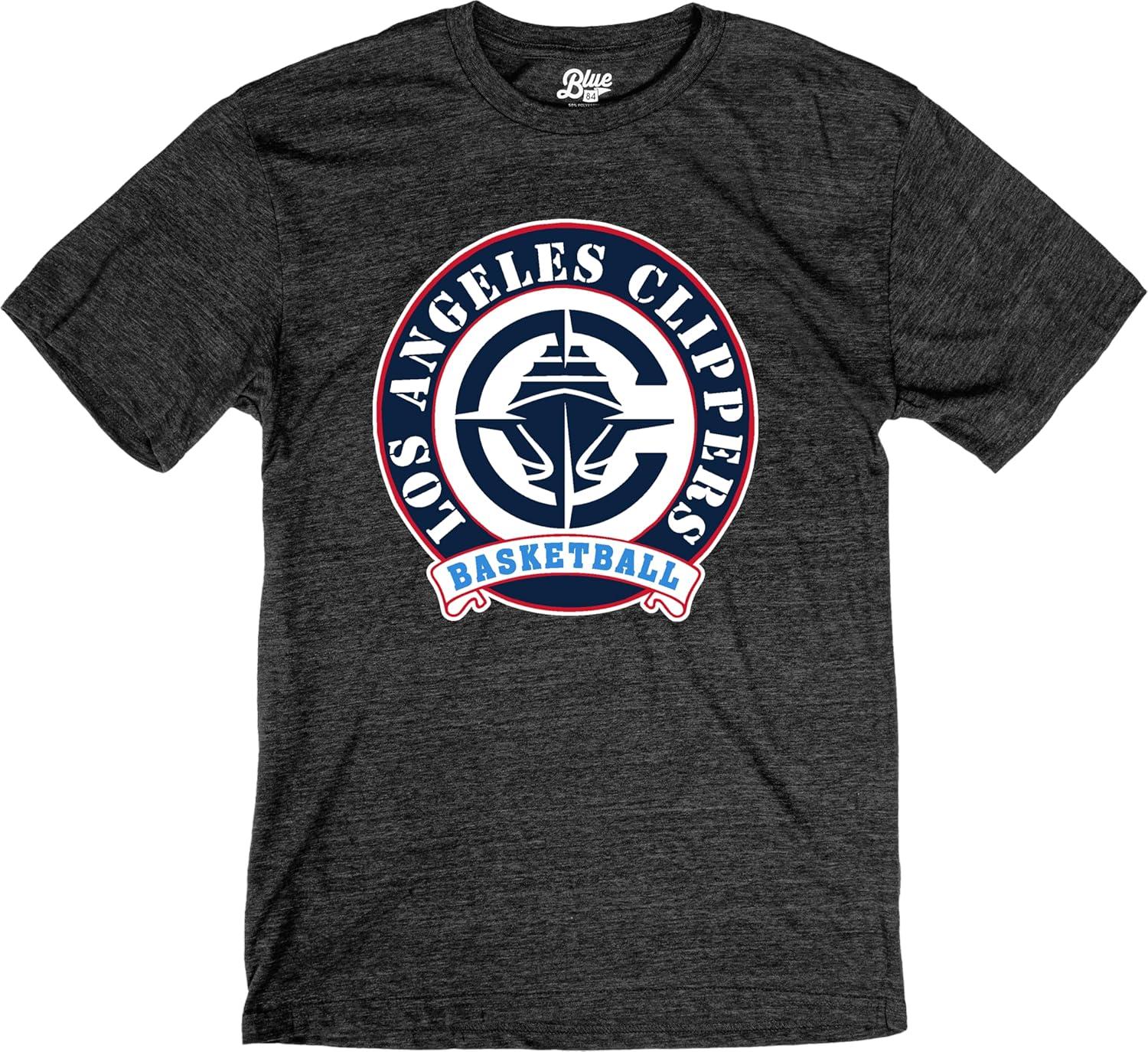 imageBlue 84 NBA UnisexAdult NBA Officially Licensed TriBlend TShirt BlackBlack