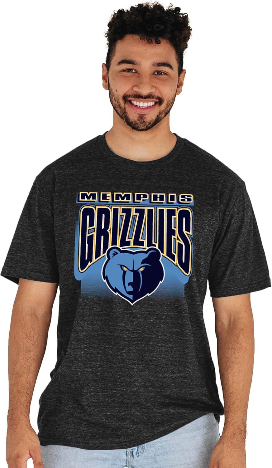 imageBlue 84 NBA UnisexAdult NBA Officially Licensed TriBlend TShirt Starters BlackSecondary Color