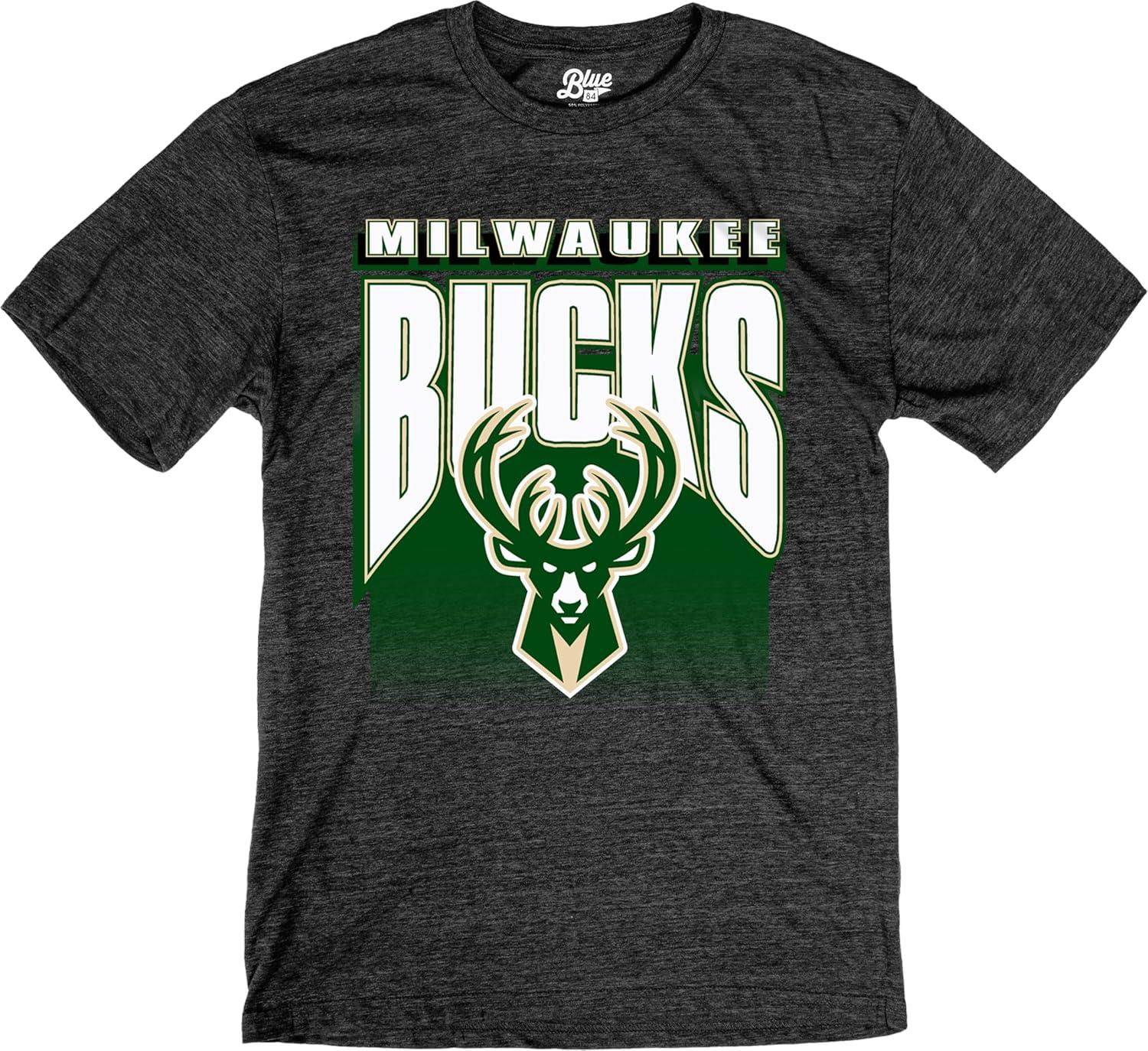 imageBlue 84 NBA UnisexAdult NBA Officially Licensed TriBlend TShirt Starters BlackSecondary Color