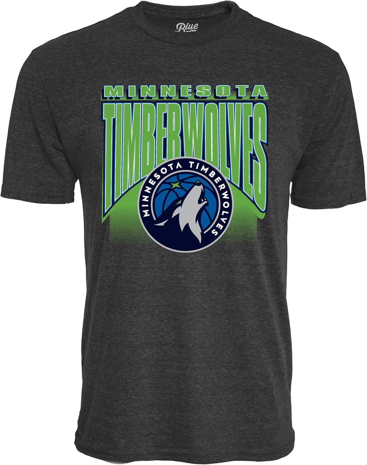 imageBlue 84 NBA UnisexAdult NBA Officially Licensed TriBlend TShirt Starters BlackSecondary Color