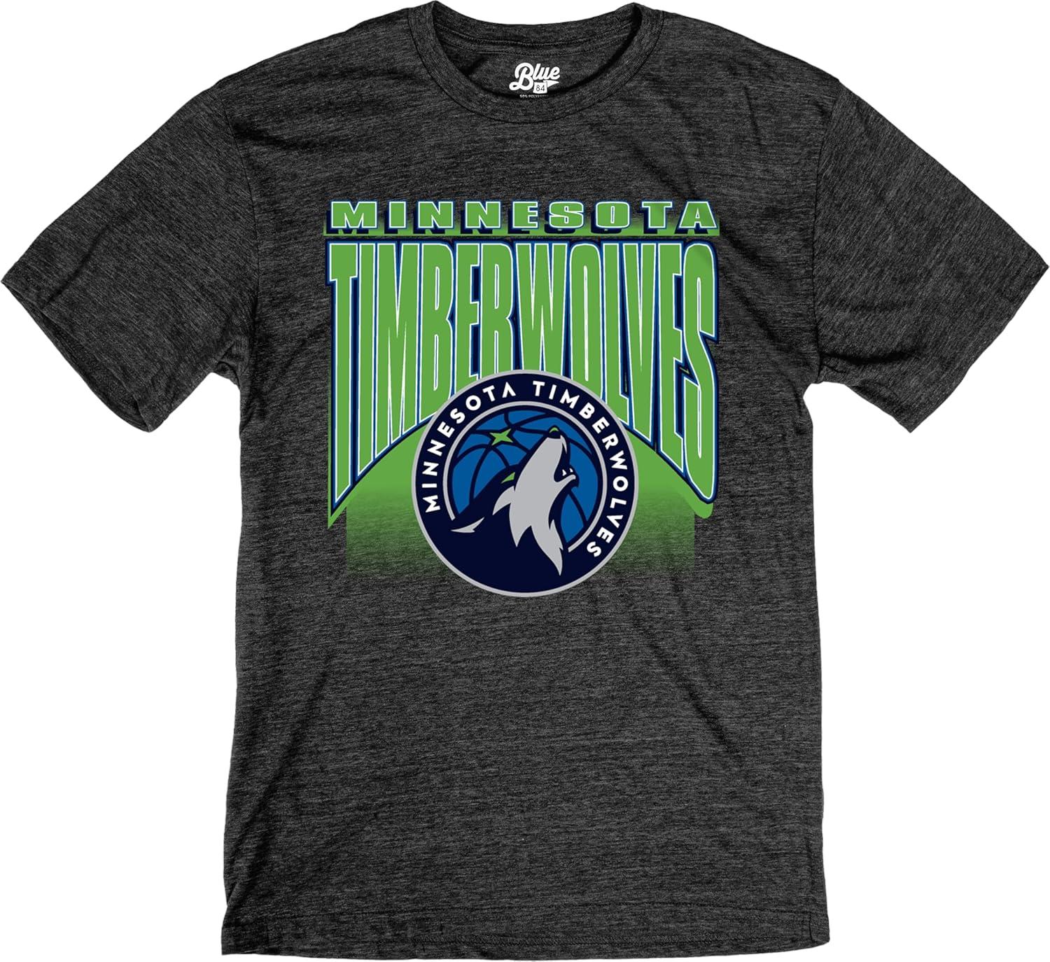 imageBlue 84 NBA UnisexAdult NBA Officially Licensed TriBlend TShirt Starters BlackSecondary Color