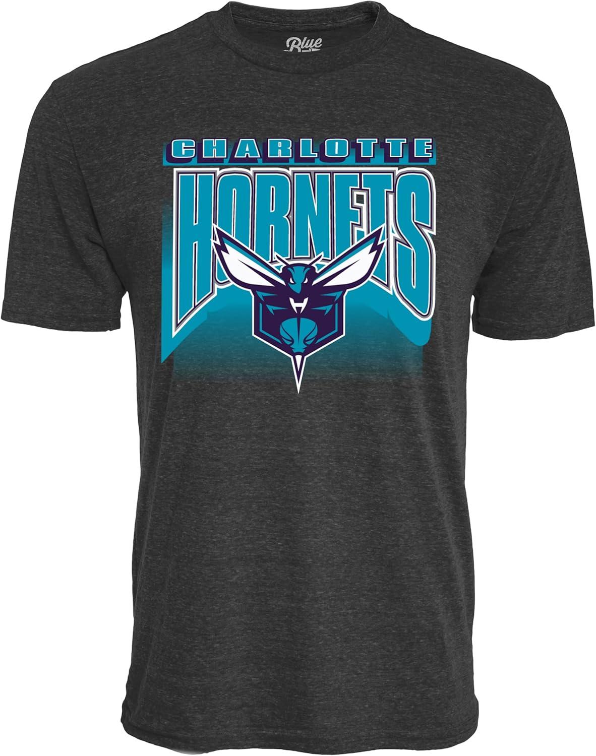 imageBlue 84 NBA UnisexAdult NBA Officially Licensed TriBlend TShirt Starters BlackSecondary Color