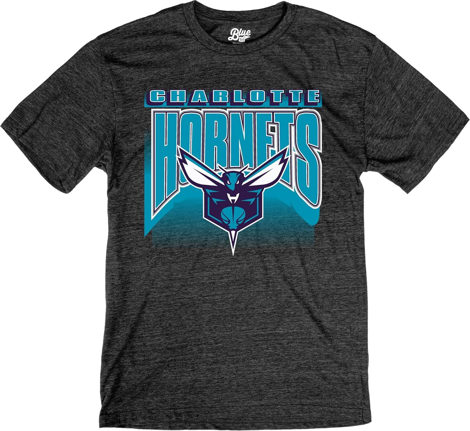 imageBlue 84 NBA UnisexAdult NBA Officially Licensed TriBlend TShirt Starters BlackSecondary Color