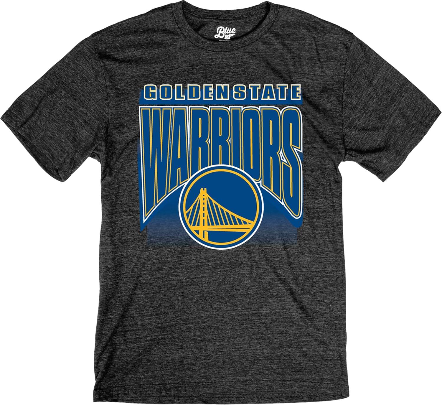 imageBlue 84 NBA UnisexAdult NBA Officially Licensed TriBlend TShirt Starters BlackSecondary Color