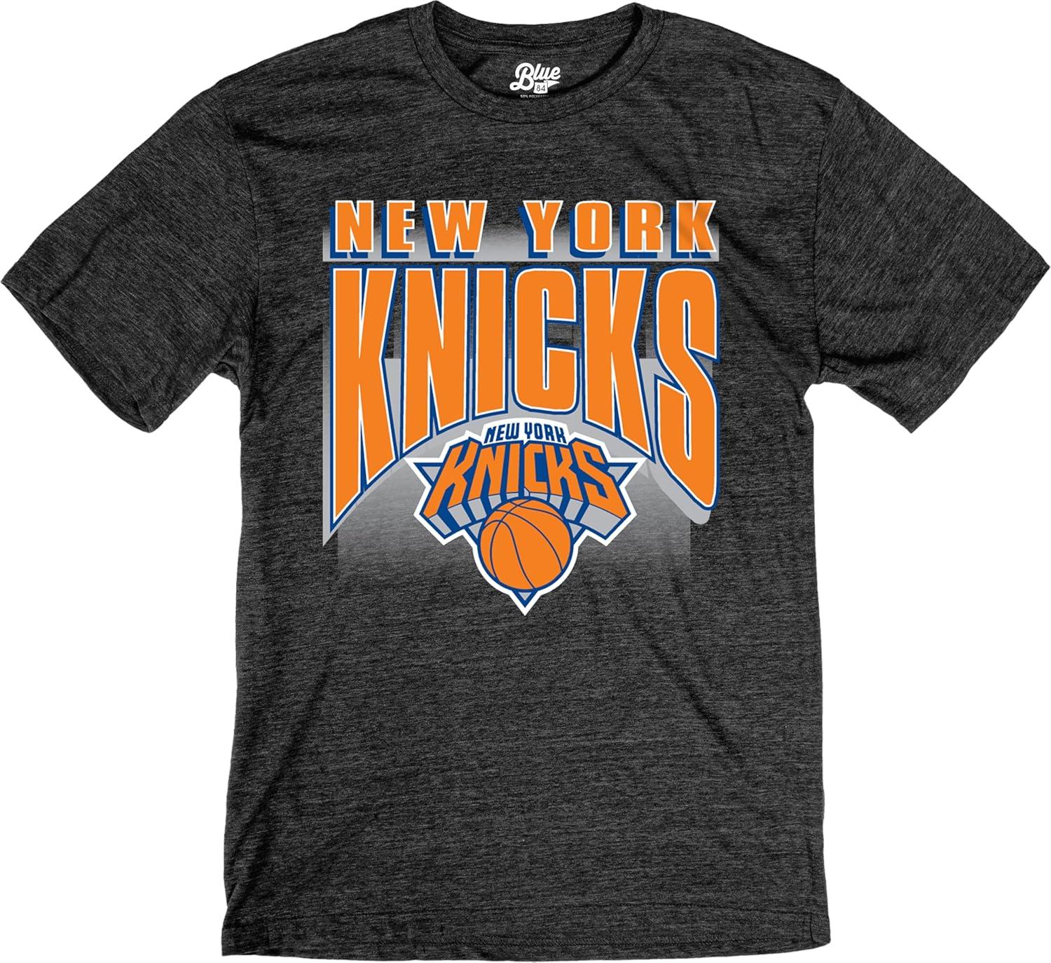 imageBlue 84 NBA UnisexAdult NBA Officially Licensed TriBlend TShirt Starters BlackSecondary Color