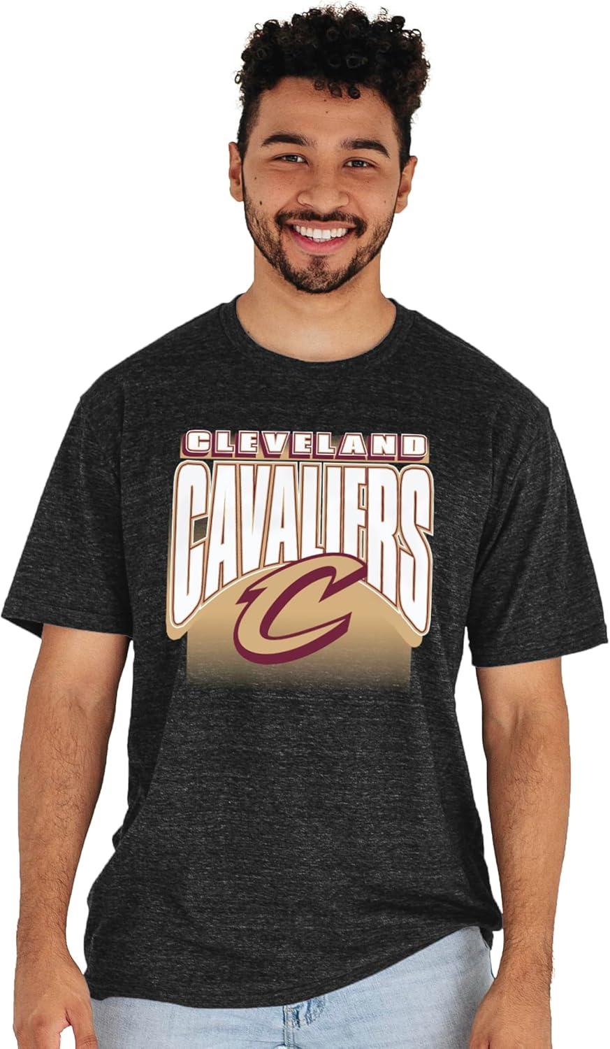 imageBlue 84 NBA UnisexAdult NBA Officially Licensed TriBlend TShirt Starters BlackSecondary Color