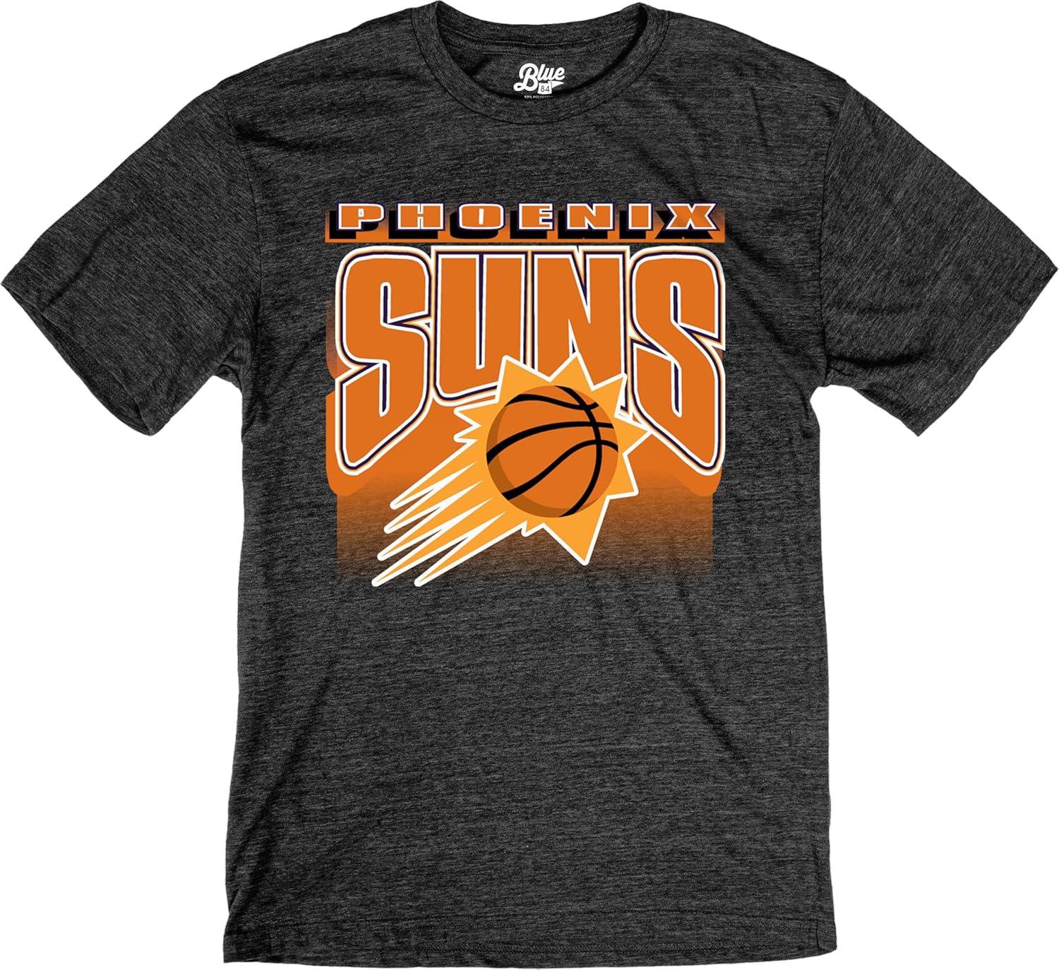 imageBlue 84 NBA UnisexAdult NBA Officially Licensed TriBlend TShirt Starters BlackSecondary Color