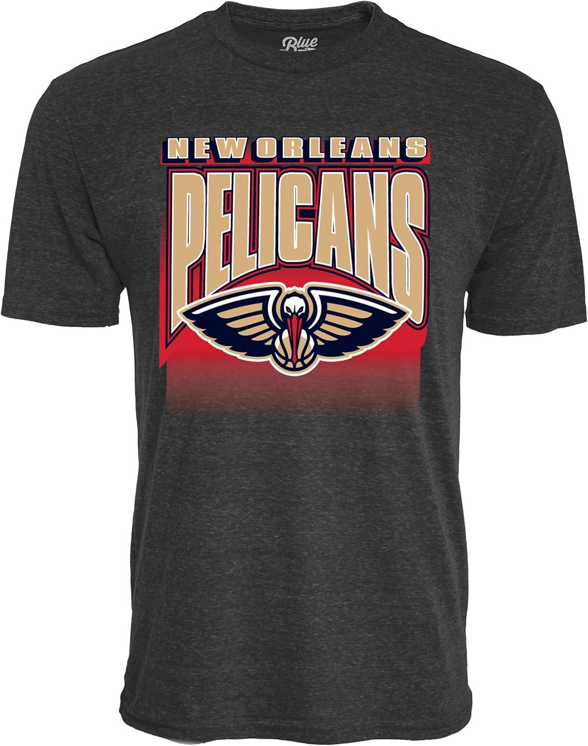 imageBlue 84 NBA UnisexAdult NBA Officially Licensed TriBlend TShirt Starters BlackSecondary Color