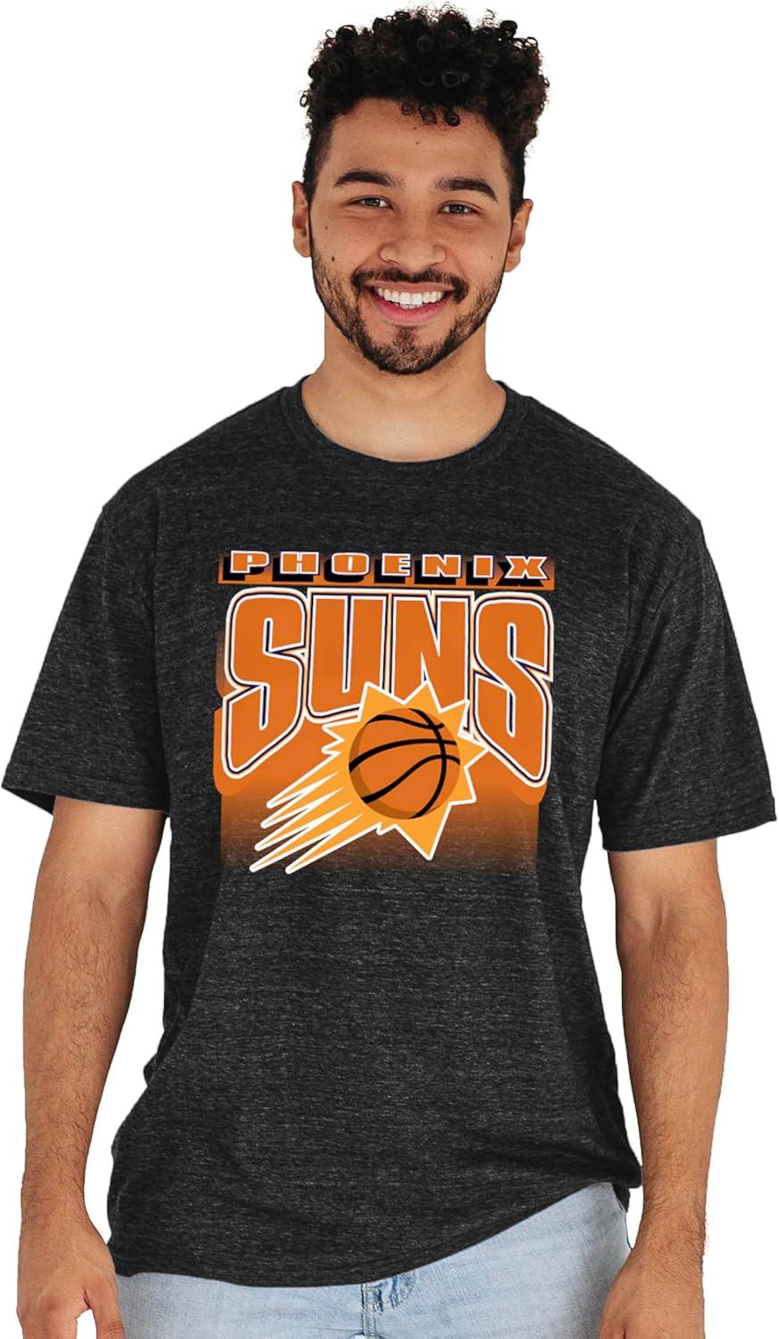 imageBlue 84 NBA UnisexAdult NBA Officially Licensed TriBlend TShirt Starters BlackSecondary Color