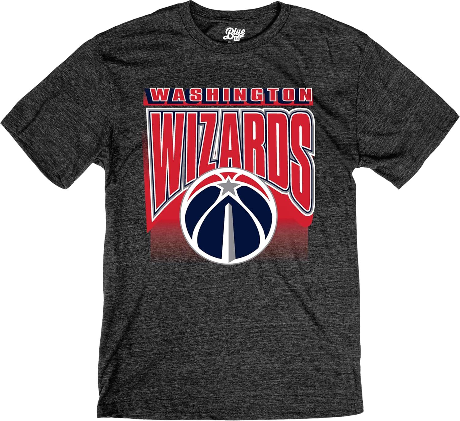 imageBlue 84 NBA UnisexAdult NBA Officially Licensed TriBlend TShirt Starters BlackSecondary Color