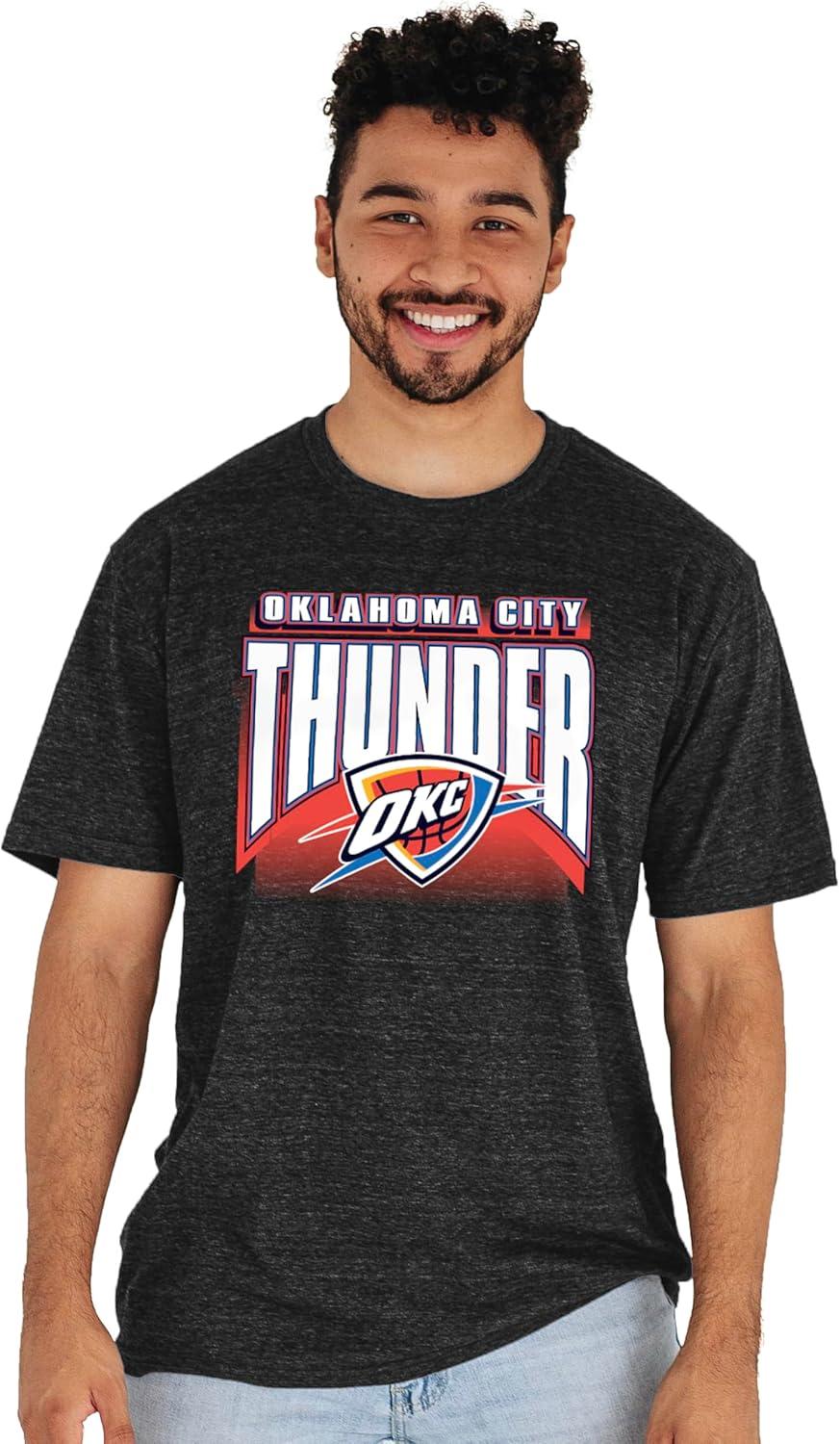 imageBlue 84 NBA UnisexAdult NBA Officially Licensed TriBlend TShirt Starters BlackSecondary Color