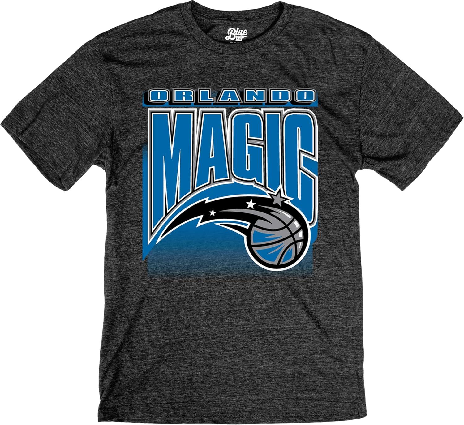 imageBlue 84 NBA UnisexAdult NBA Officially Licensed TriBlend TShirt Starters BlackSecondary Color