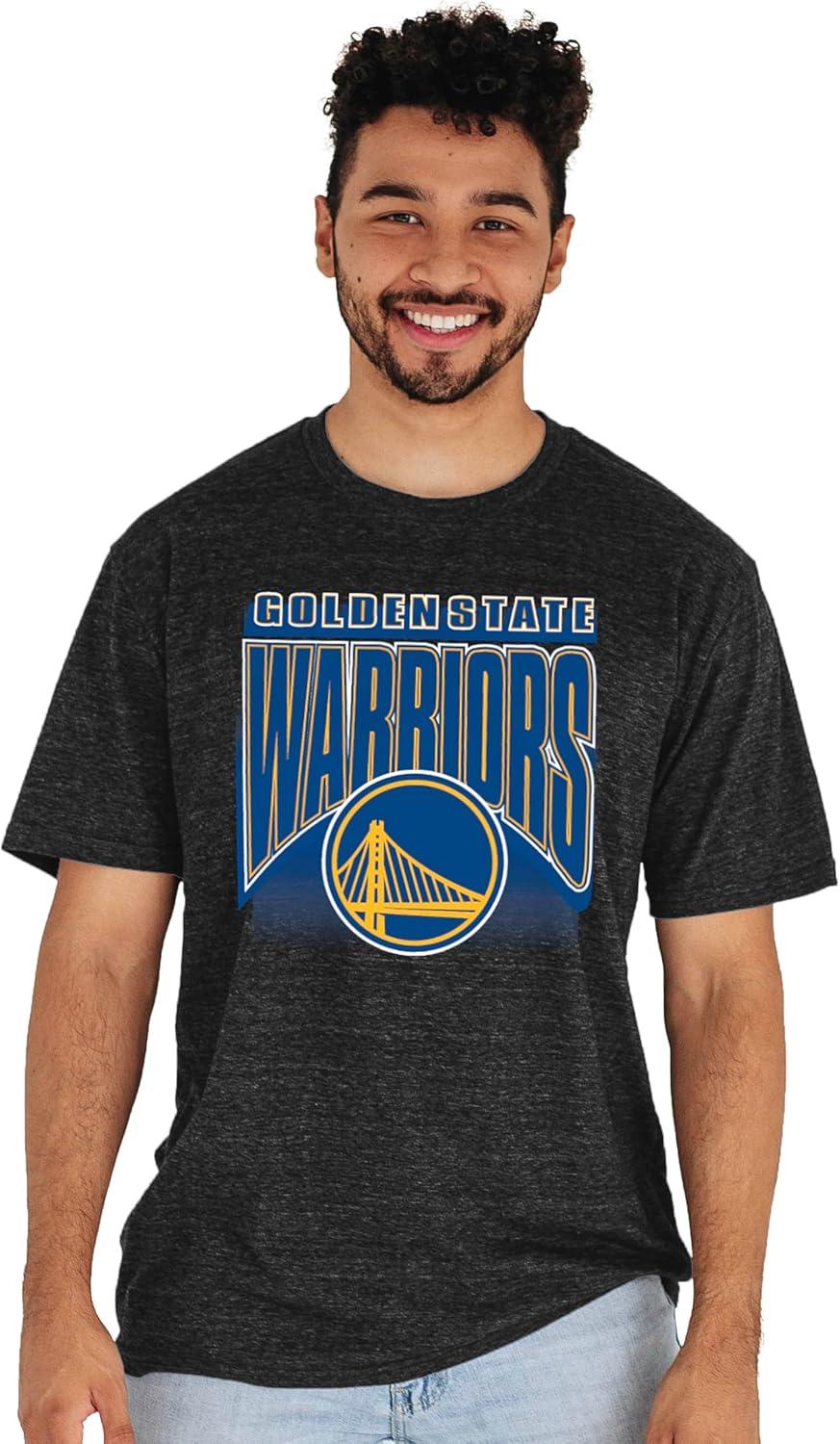 imageBlue 84 NBA UnisexAdult NBA Officially Licensed TriBlend TShirt Starters BlackSecondary Color