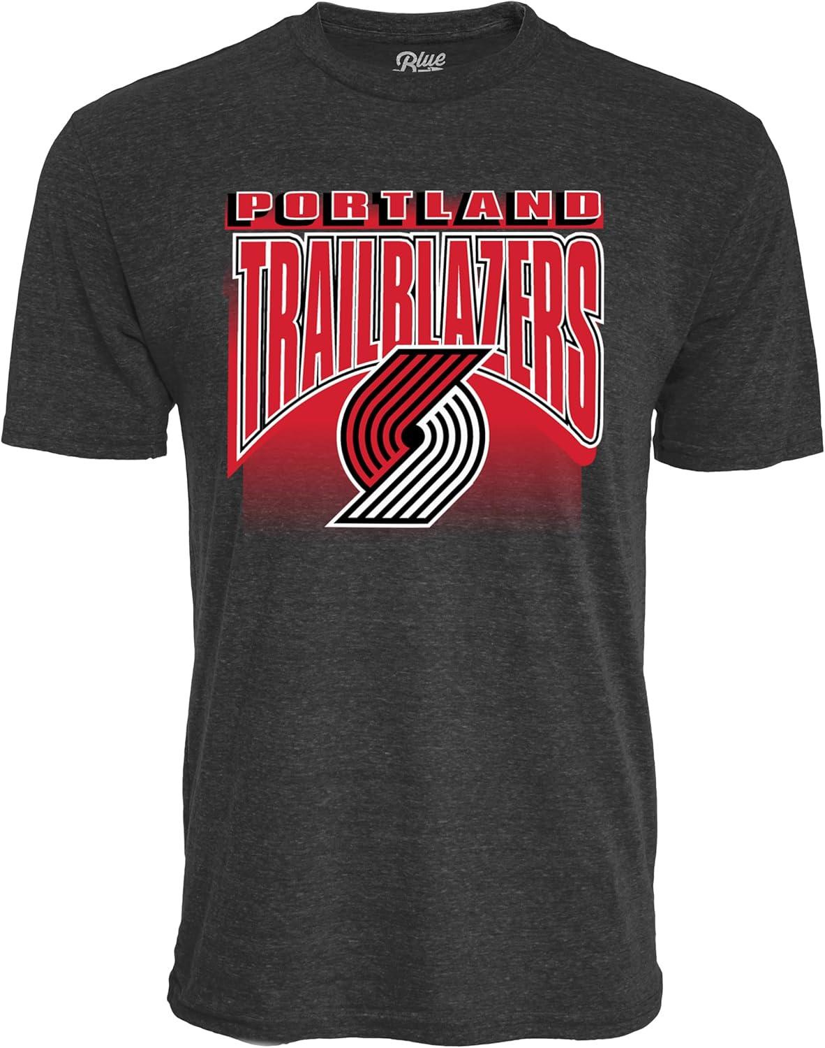 imageBlue 84 NBA UnisexAdult NBA Officially Licensed TriBlend TShirt Starters BlackSecondary Color