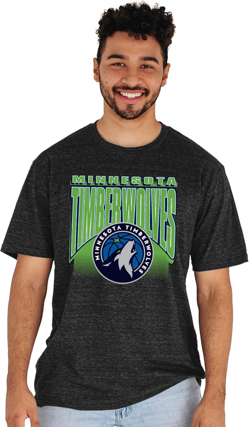 imageBlue 84 NBA UnisexAdult NBA Officially Licensed TriBlend TShirt Starters BlackSecondary Color