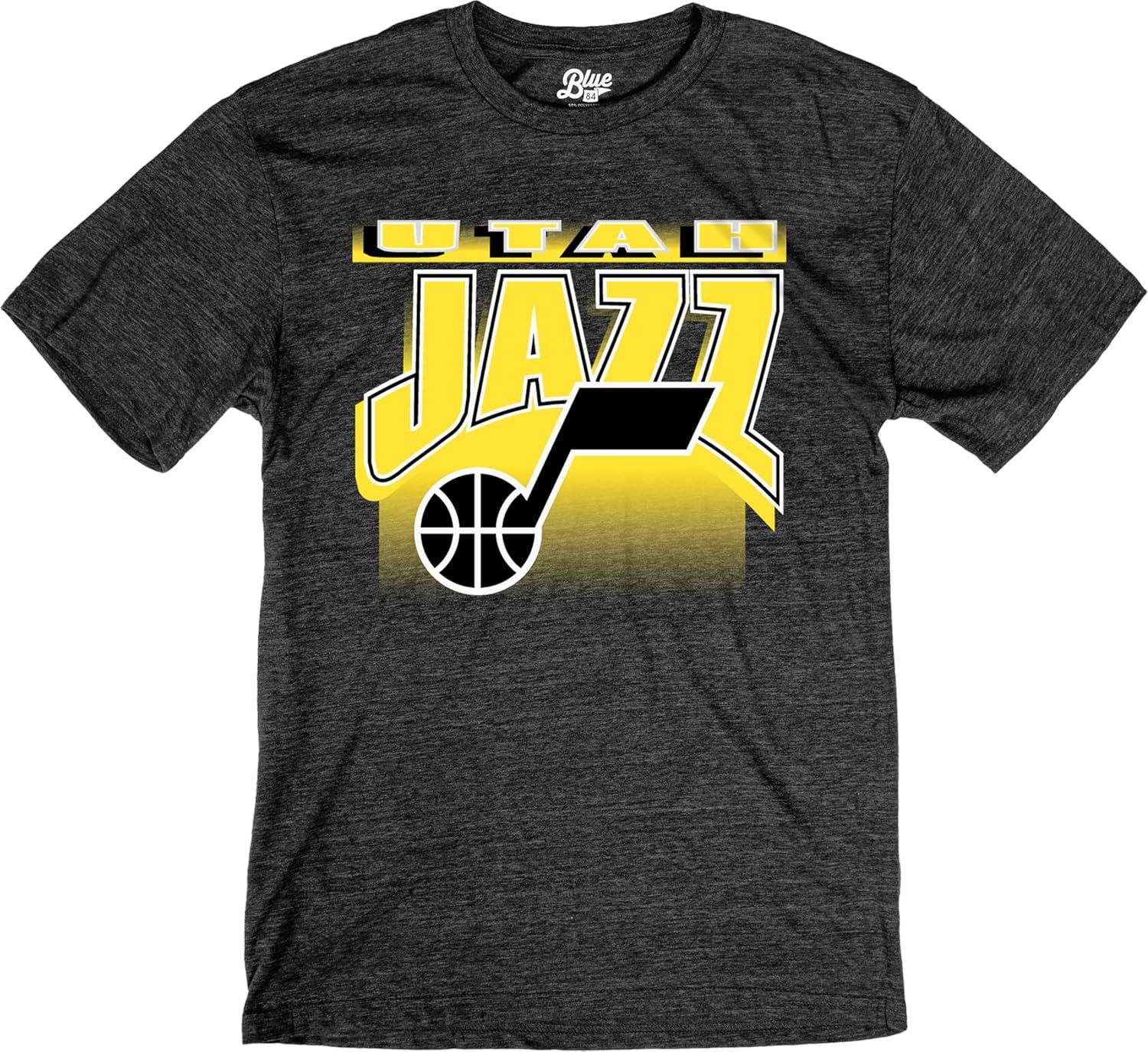 imageBlue 84 NBA UnisexAdult NBA Officially Licensed TriBlend TShirt Starters BlackSecondary Color