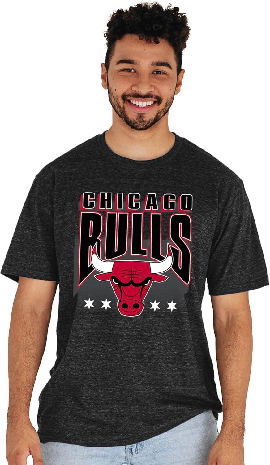 imageBlue 84 NBA UnisexAdult NBA Officially Licensed TriBlend TShirt Starters BlackSecondary Color