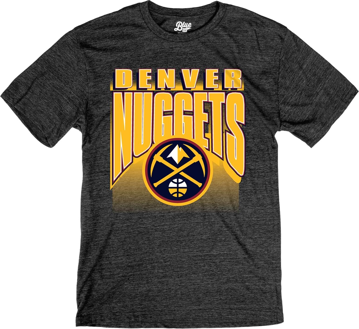 imageBlue 84 NBA UnisexAdult NBA Officially Licensed TriBlend TShirt Starters BlackSecondary Color