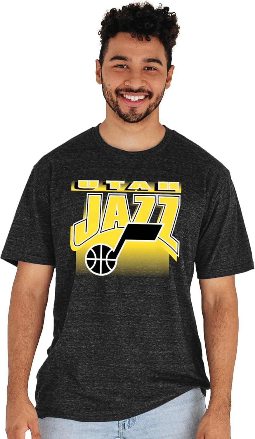 imageBlue 84 NBA UnisexAdult NBA Officially Licensed TriBlend TShirt Starters BlackSecondary Color